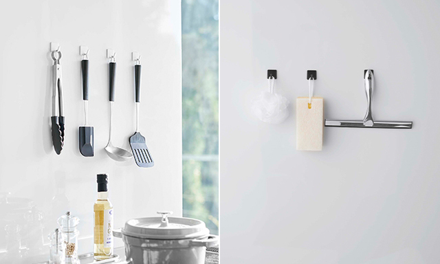 【山崎実業】フィルムフック タワー S 4個組