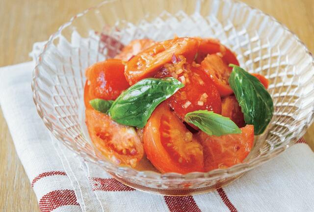 【cookpad plus2024年夏号・増刊号】掲載内容(一部):トマトのサラダ