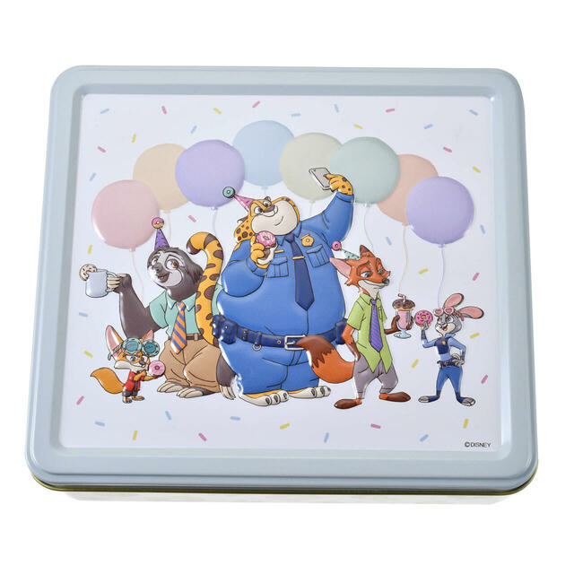 ズートピア サブレ 缶入り エンボス 10TH Anniversary Collection from the Disney movie Zootopia 1,800円