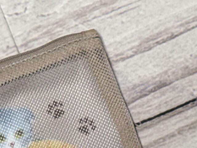 【カルディ　ネコバッグ／メッシュポーチ】中身が見やすい便利なメッシュ素材のポーチです