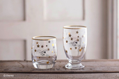 タンブラーセット(各2個セット) 3,500円、ショートグラスセット(各2個セット) 3,800円