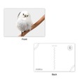 【特別展「鳥」グッズ】「ポストカード（シマエナガ）」税込330円／雪の妖精「シマエナガ」がポストカードで登場！