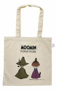 【MOOMIN POP UP STORE 大丸福岡天神店】ノベルティ：エコバッグ（8/13（水）より配布。会場にて税込4,400円以上の方対象。数量限定50枚）