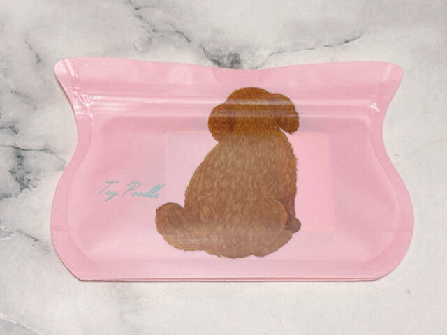 【カルディ ドッグミニパック チョコレート】背面の後ろ姿もかわいい~♪