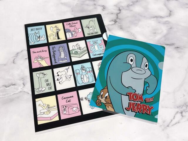 【一番くじ トムとジェリー】J賞 アートステーショナリー：大小のクリアファイルセット4種の中から選べます