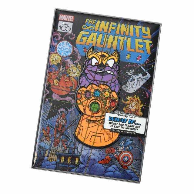 マーベル ミッキー＆フレンズ ピンバッジ The Infinity Gauntlet Disney100 special MARVEL comic cover series 2,090円