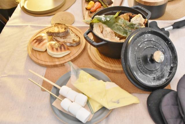 【small planet CAMP & GRILL】スモアやベビーカステラなど作って楽しめます