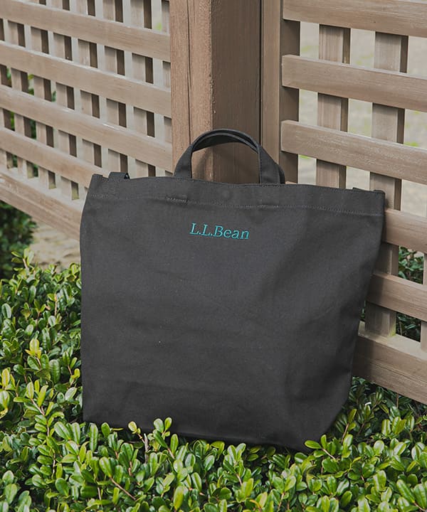【L.L.Bean×URBAN RESEARCH DOORS】「別注Shoulder Strap Tote L」¥6,600（Natural / Carbon Gray / Black）