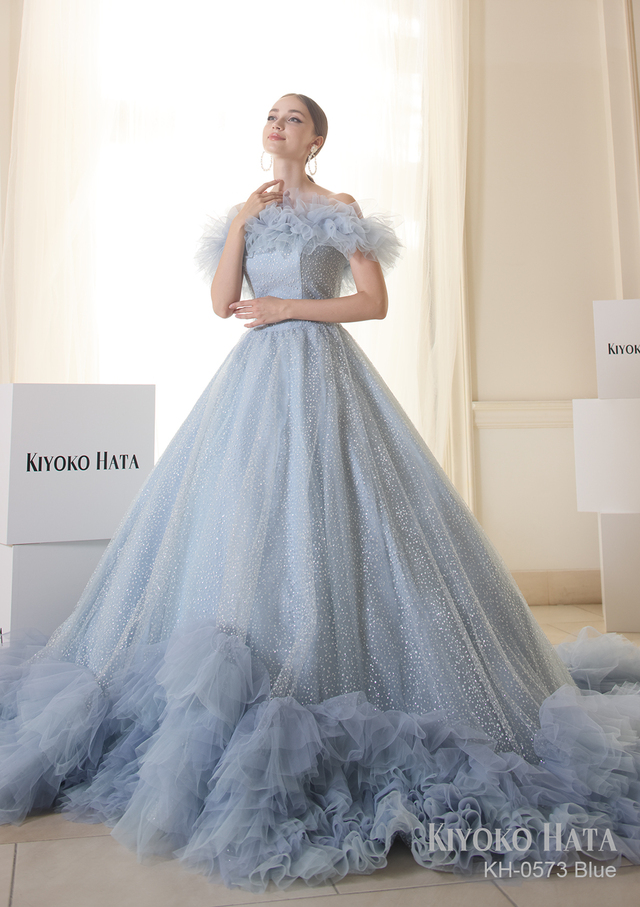 【KIYOKO HATA キヨコハタ】新作ウェディングドレス：KH-0573_Blue