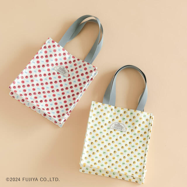 【Te chichi TERRASSE × Peko】ミニトートバッグ：￥3,850、カラー：pink / yellow