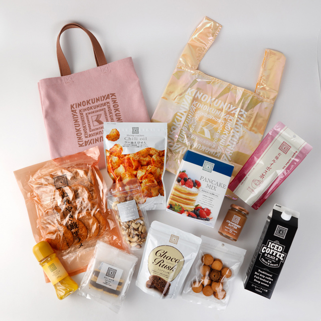 【紀ノ国屋「春のハッピーボックス」】バッグ＆食品セット／9,400円（税込）