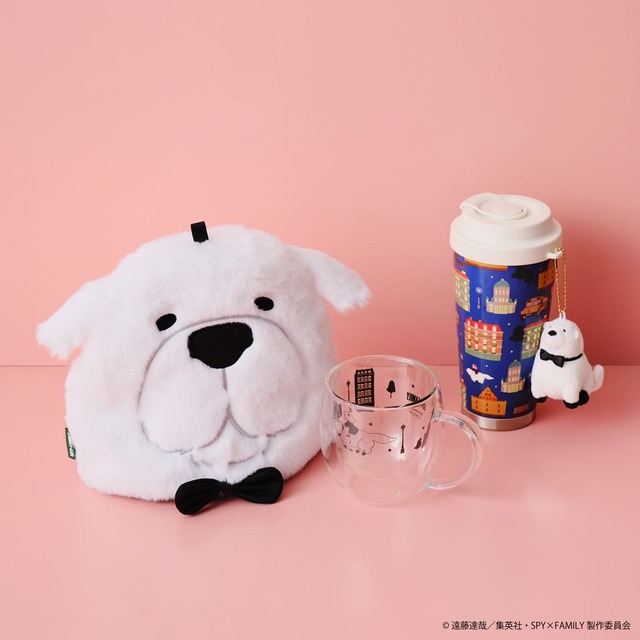 【SPY×FAMILY】ティーコージー 2,750円、ダブルウォールマグカップ 2,420円、マスコット付きボトル 4,400円