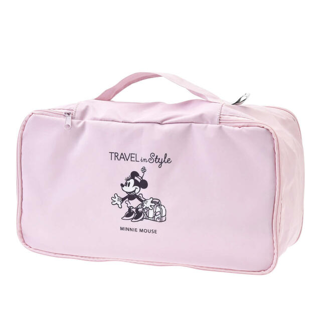 ミニー 衣類圧縮収納ポーチ(S) DISNEY TRAVEL 1,800円