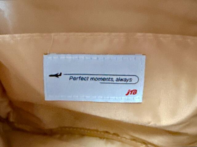 ポケットについているオリジナルタグもうれしいポイント！