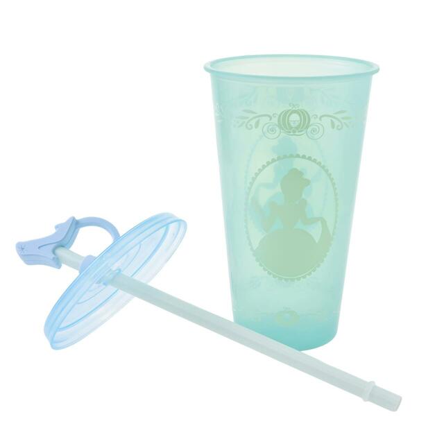 シンデレラ タンブラー カラーチェンジ ストローキャップ付き プリンセスシルエット Drinkware 1,500円