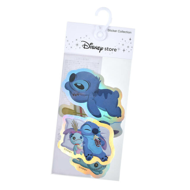 スティッチ&スクランプ シール・ステッカー ダイカット ホログラム Sticker Collection Disney Stitch Day Collection 700円