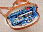 【Lino Ulu フェルトバッグインバッグ】A4サイズのトートバッグにはジャストで収まりました！
