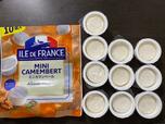 【No.8】【ミニカマンベール（税込1228円）】このチーズは材料が生乳、クリーム、食塩と無駄なものを入れていないシンプルさが特徴。添加物が気になる方も安心して食べ