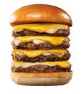 4-dan 絶品チーズバーガー　1,100 円（通常価格1,470 円）