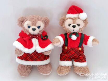 ダッフィー スノーフレークス ぬいぐるみバッジ タグ3枚付き クリスマス ダッフィー スノーフレークス ぬいぐるみバッジ タグ3枚付き