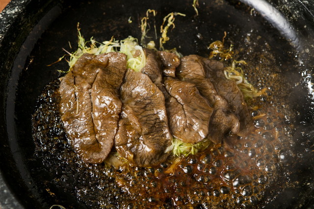 「国産牛の極上レバテキ」