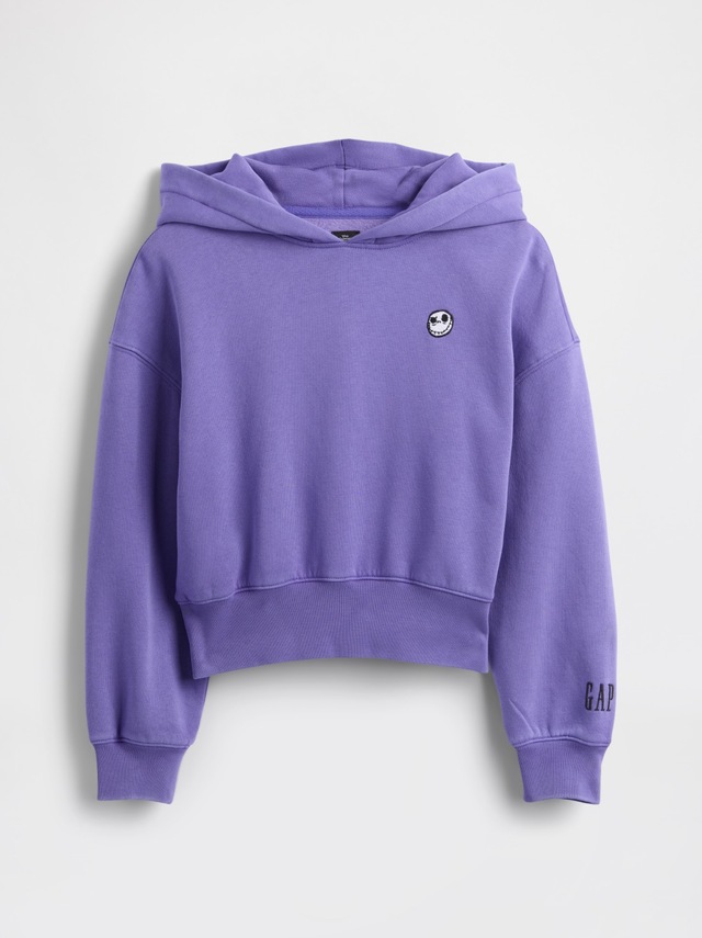 ヴィンテージソフト クロップドパーカー 8,990円｜Gap ディズニー「ナイトメアー・ビフォア・クリスマス」コレクション