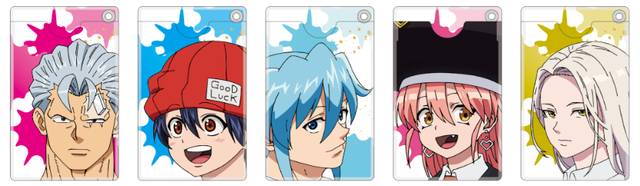 かっぱ寿司限定の「パスケース（全5種）」【『アンデッドアンラック』×かっぱ寿司コラボ】