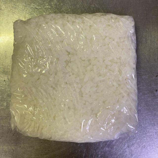 ラップで包んだ状態