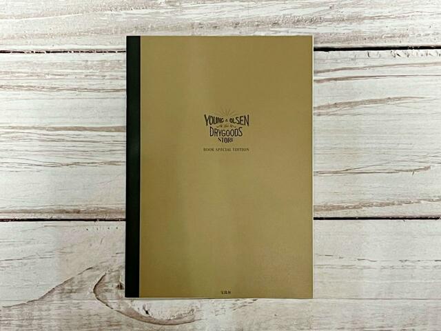 ブックには、YOUNG & OLSENの尾崎氏のインタビューやアイテム情報などが盛りだくさん！