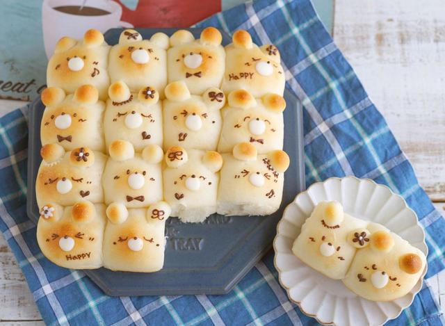 クマさんちぎりパン