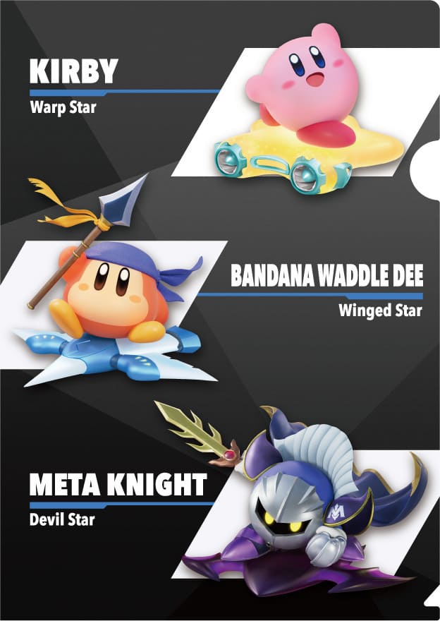 【ファミリーマート「カービィたちの超まんぞくフェス」第2弾】『カービィのエアライダー』デザインの「オリジナルA4クリアファイル」(全4種)/2025年11月18日(火)AM10:00〜