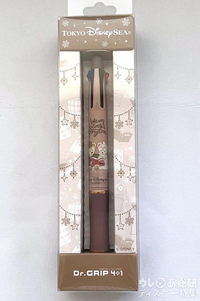 「ダッフィー&フレンズのウォームウィンター・ストーリータイム」ボールペン4色&シャープペンシル