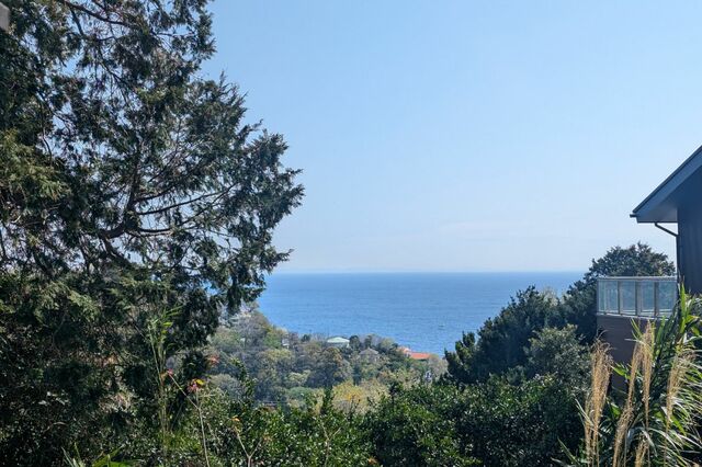 【クスクスグランピング真鶴】テント前からの眺め