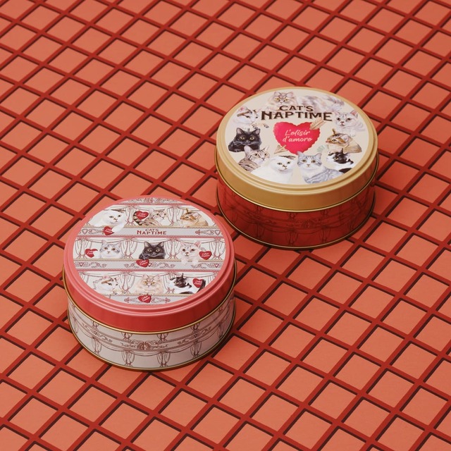 【Afternoon Tea LIVING×Cat’s ISSUE 第11弾】TEA TIME 丸缶 各￥1,944