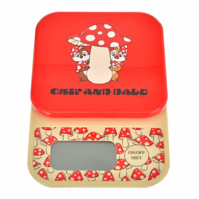 チップ＆デール デジタルキッチンスケール Mushroom Forest 4,400円