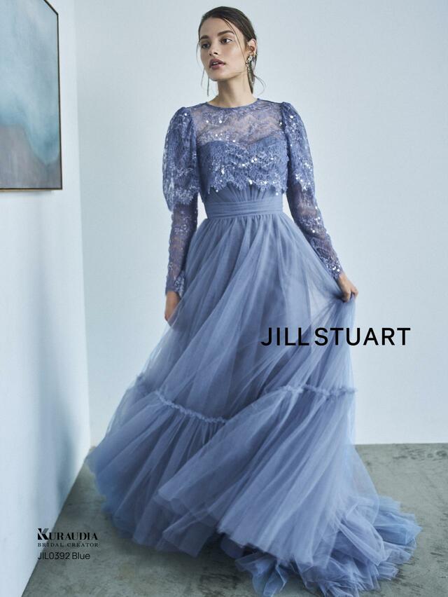 【JILL STUART(ジルスチュアート)新作ウェディングドレス】JIL0392-Blue
