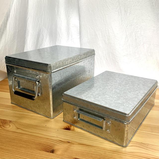 【無印良品　トタンBOX】細かい物の収納に使いやすい（小）シリーズ