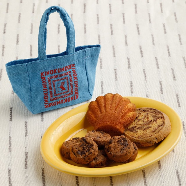 【紀ノ国屋】「ミニスイーツバッグ」ブルー