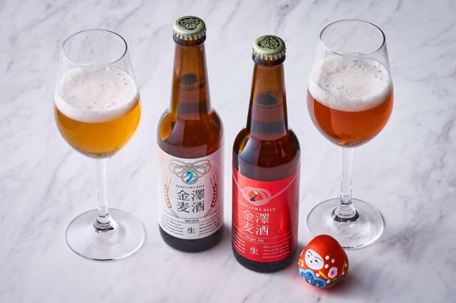 「（左）WEIZEN ヴァイツェン（右）VIRGIN ALE ヴァージンエール」＜価格：各1,200円（税込）＞【富山・石川・福井のうまいものが大集合！池袋のホテルメトロポリタンで「北陸フェア」開催！】