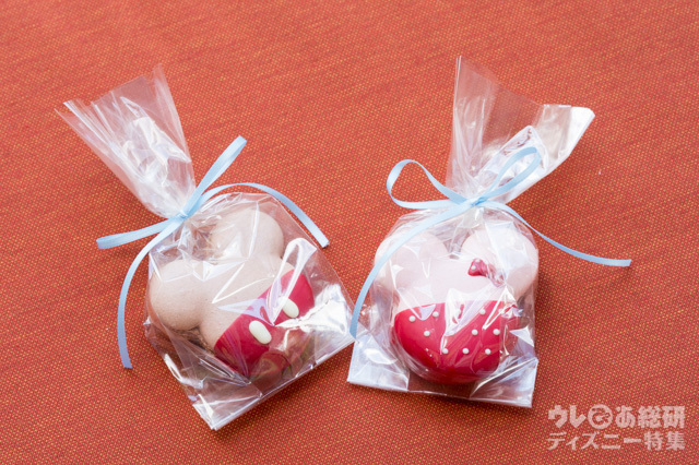 ミッキー、ミニーのマカロンもいただけます