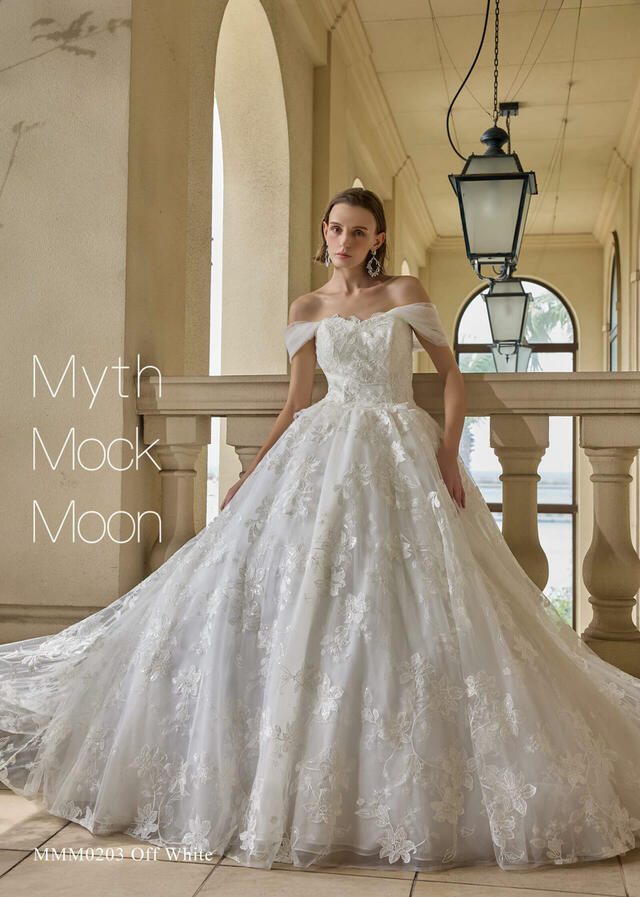 クラウディア「Myth Mock Moon(ミスモックムーン)」新作ウェディングドレス MMM0203_Off White