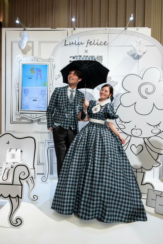 「Lulu felice×ご近所物語」新作ウェディングドレス　LU-1008_Green LU-2008_Green