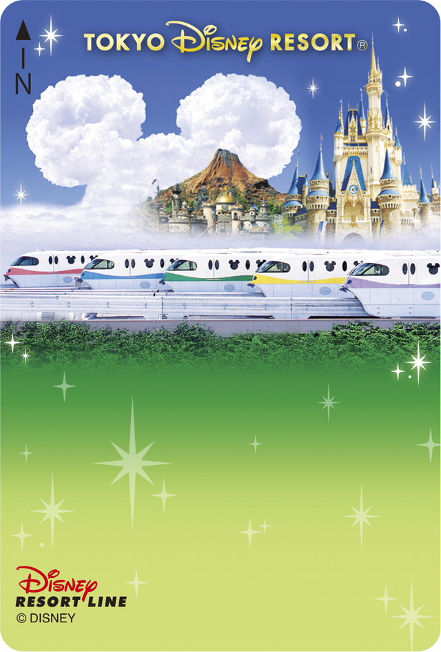ディズニーリゾートライン リゾートライナーデザインのフリーきっぷ