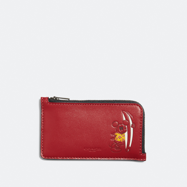 L Zip Card Case - Disney x Coach - Men's