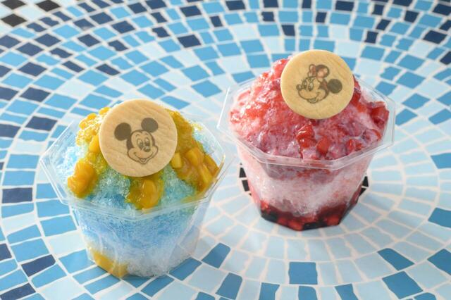 ひんやり美味しい！シェイブアイス マンゴー 和三盆 ／シェイブアイス ベリー ミルク それぞれ￥800