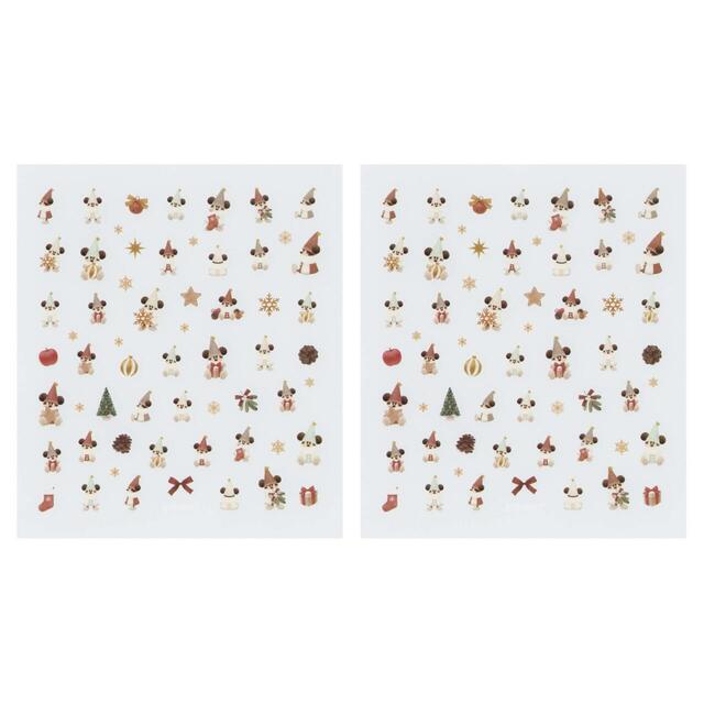 ネイルシールセット 1,400円｜東京ディズニーリゾート「ディズニー・クリスマス」スペシャルグッズ｜販売店舗：東京ディズニーランド「ディズニー＆カンパニー」、東京ディズニーシー「エンポーリオ」｜発売日：2025年11月10日（月）