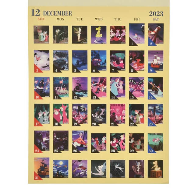ディズニーキャラクター 壁掛けカレンダー シール 2023 CALENDARS & ORGANIZERS 3,080円