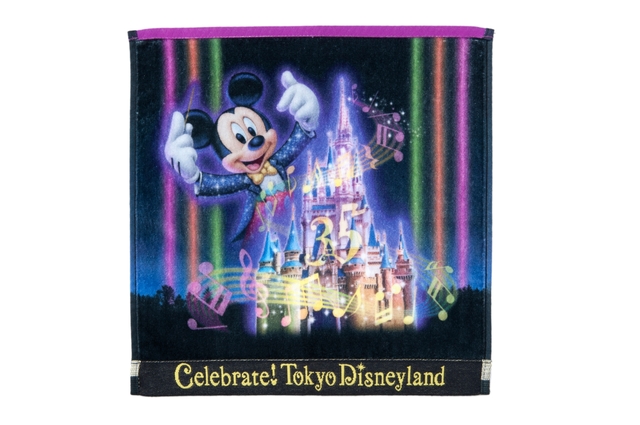 ウォッシュタオル ¥700 ※約34×約35cm｜東京ディズニーランド「Celebrate! Tokyo Disneyland」スペシャルグッズ（2018年）