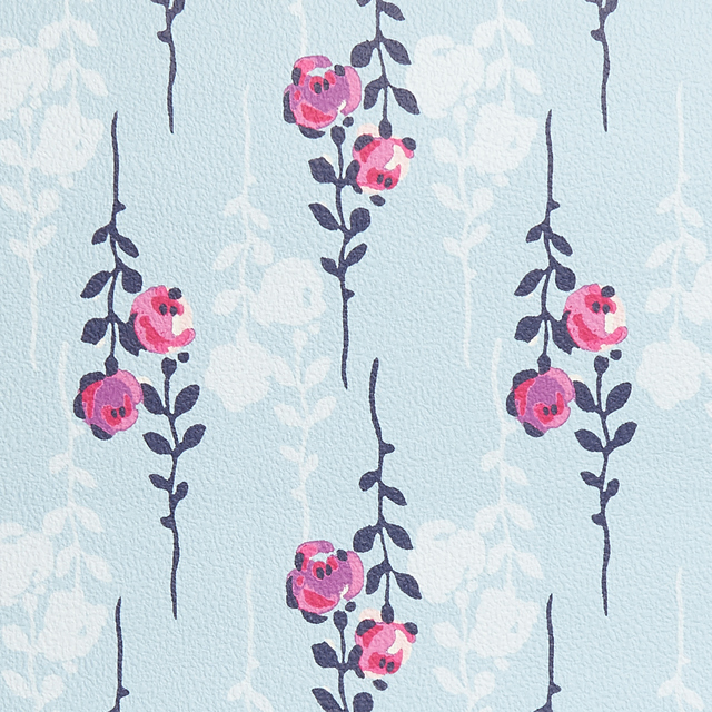 リムーバブルウォールペーパー フラワー