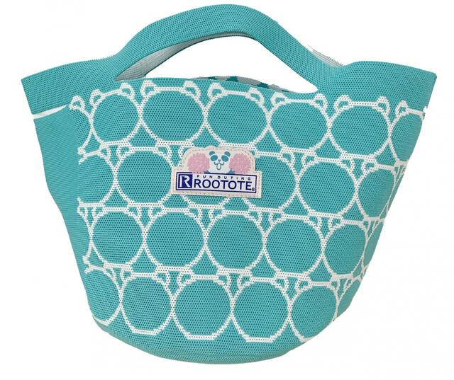 曲線のやわらかなフォルムがおしゃれ【ROOTOTEコラボ チアパンダバケツトート】